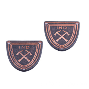 Metal Customized Nickel-free Support Sew-on Badges